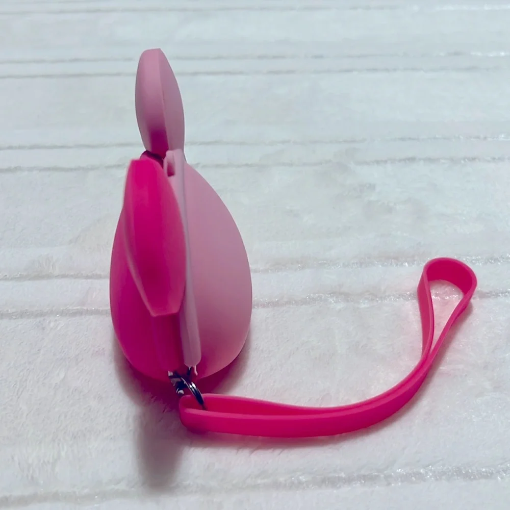 Mickey Mouse Pink Silicone Coins Wristlet Pouch